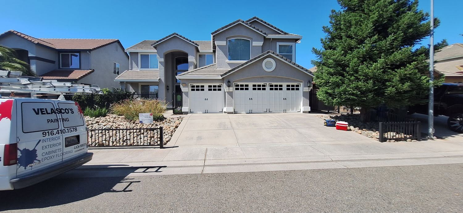 Stucco and trim refresh in Elk Grove